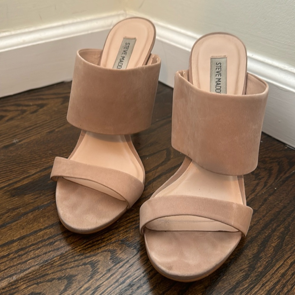 Steve madden blush nude heels